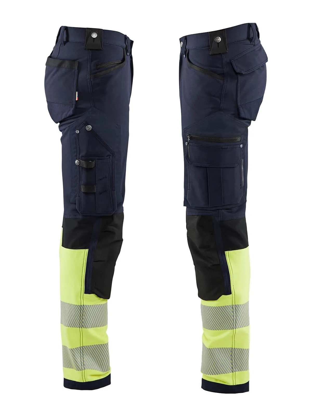 1193-1642&#x20;High&#x20;Vis&#x20;Work&#x20;Trousers&#x20;4-Way&#x20;Stretch&#x20;-&#x20;Bl&#xE5;kl&#xE4;der