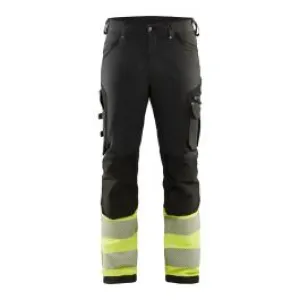 1193-1642&#x20;High&#x20;Vis&#x20;Work&#x20;Trousers&#x20;4-Way&#x20;Stretch&#x20;-&#x20;Bl&#xE5;kl&#xE4;der