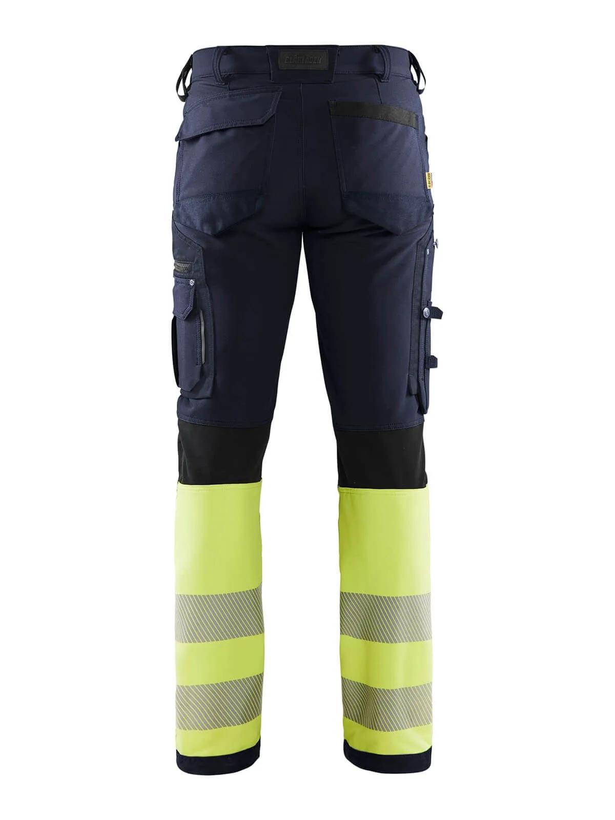 1193-1642&#x20;High&#x20;Vis&#x20;Work&#x20;Trousers&#x20;4-Way&#x20;Stretch&#x20;-&#x20;Bl&#xE5;kl&#xE4;der