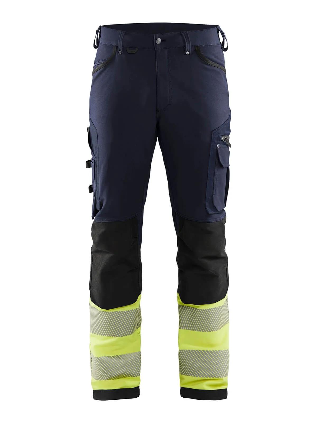 1193-1642&#x20;High&#x20;Vis&#x20;Work&#x20;Trousers&#x20;4-Way&#x20;Stretch&#x20;-&#x20;Bl&#xE5;kl&#xE4;der