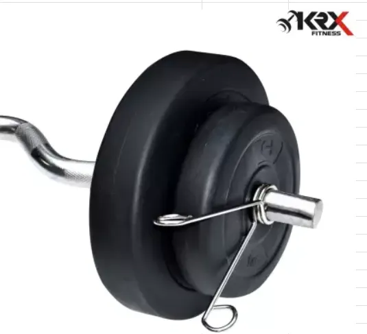 20 kg PVC with One 3 Ft Curl Rod and 1 Dumbbell & Rod | Homegym | (2 kg x 4 = 8 kg Plates   3 kg x 4 = 12 kg Plates)