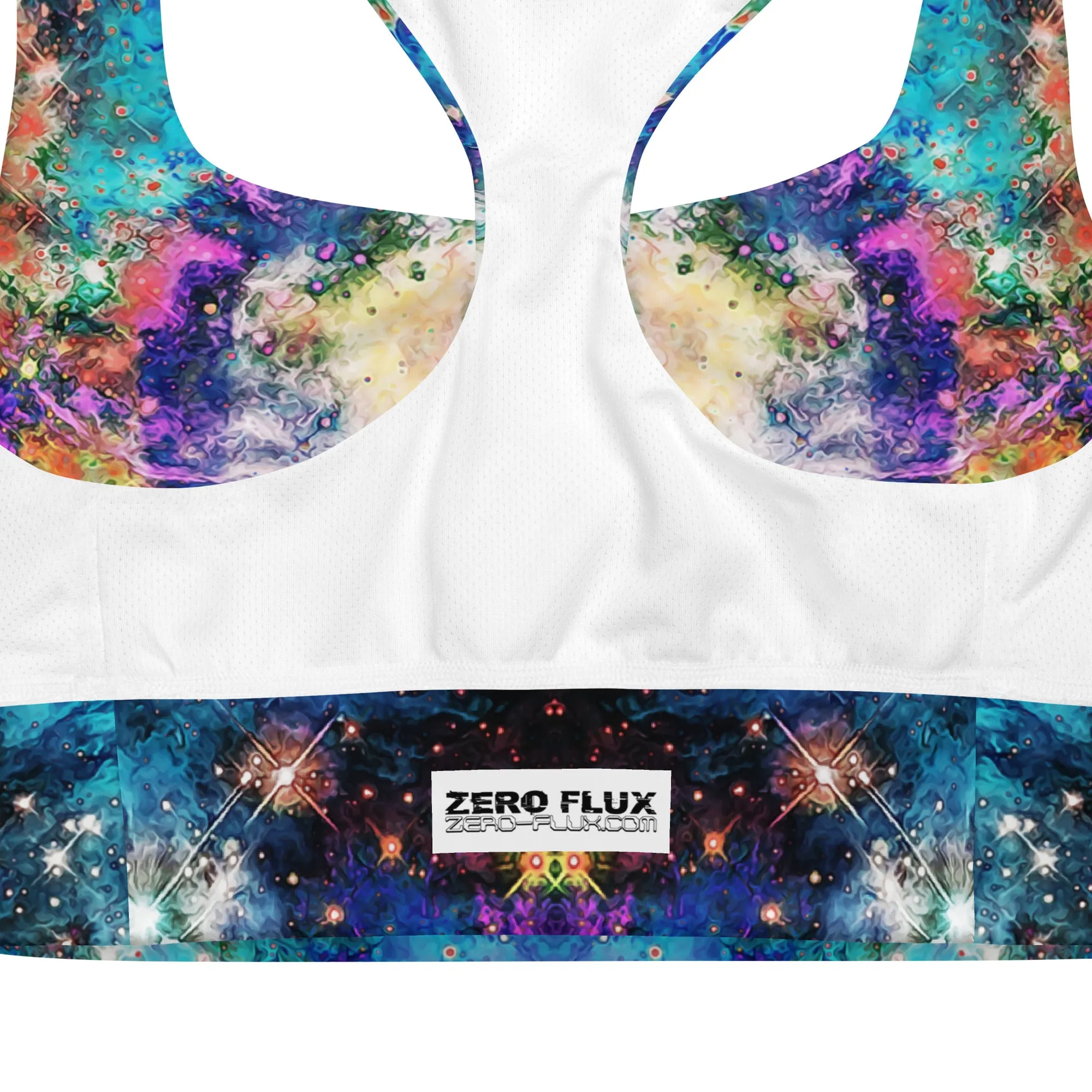 Acquiesce Apothos Psychedelic Luxury Padded Sports Bra