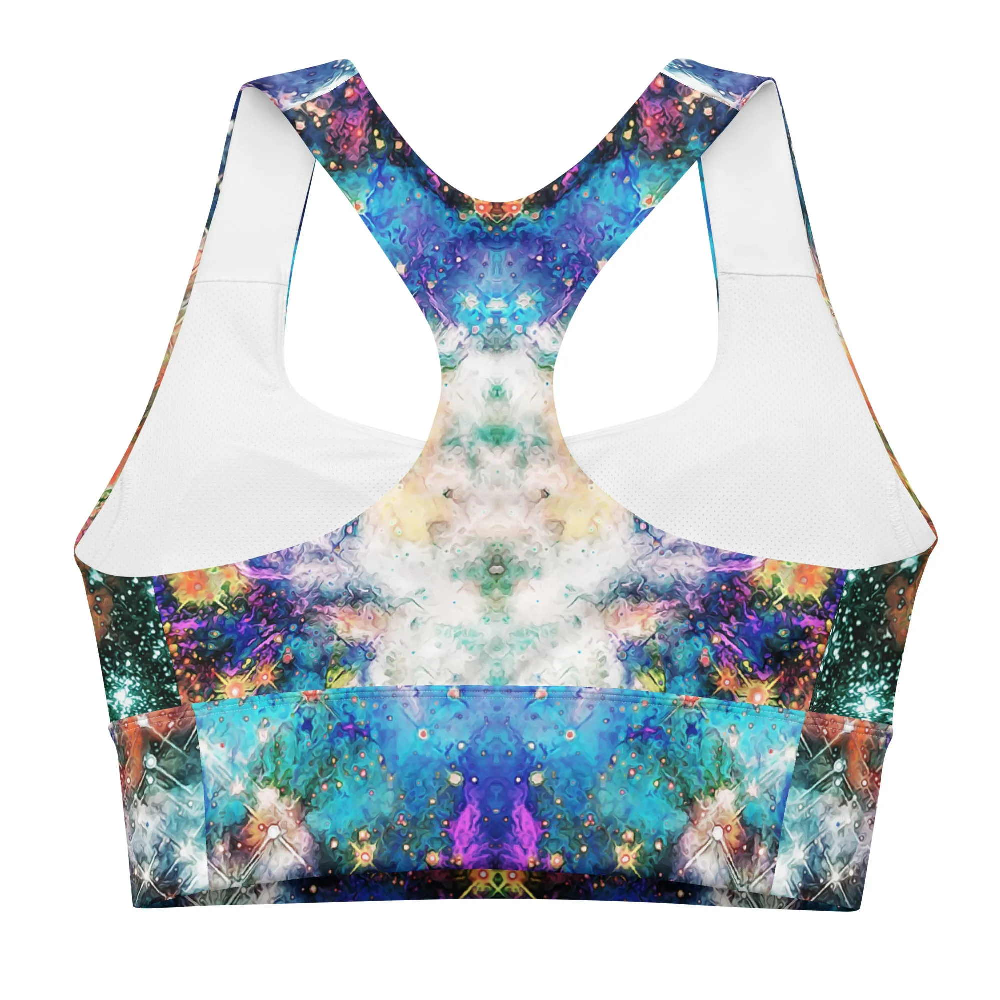 Acquiesce Apothos Psychedelic Luxury Padded Sports Bra