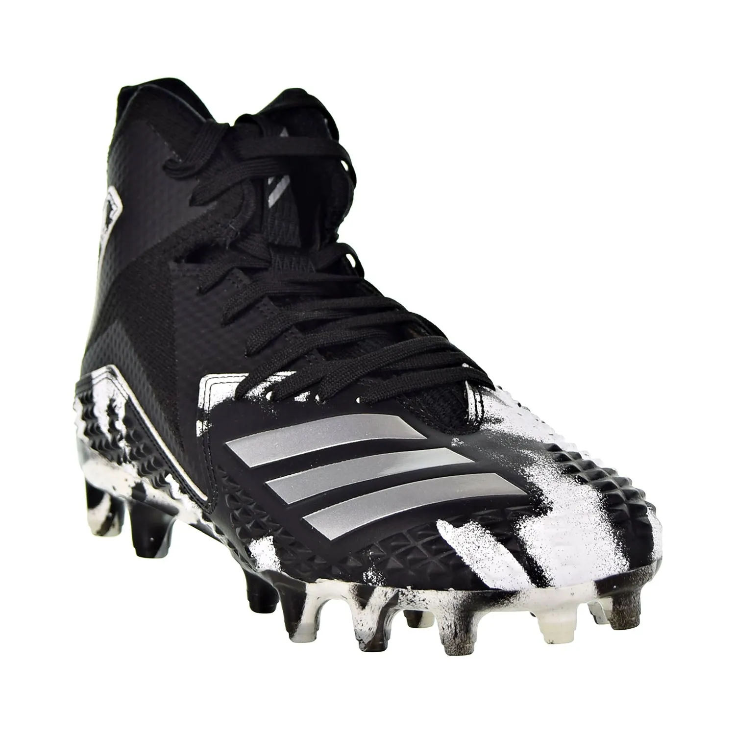 Adidas Freak X Carbon Mid RC Camo Men's Cleats Black/Silver Metallic/Cloud White