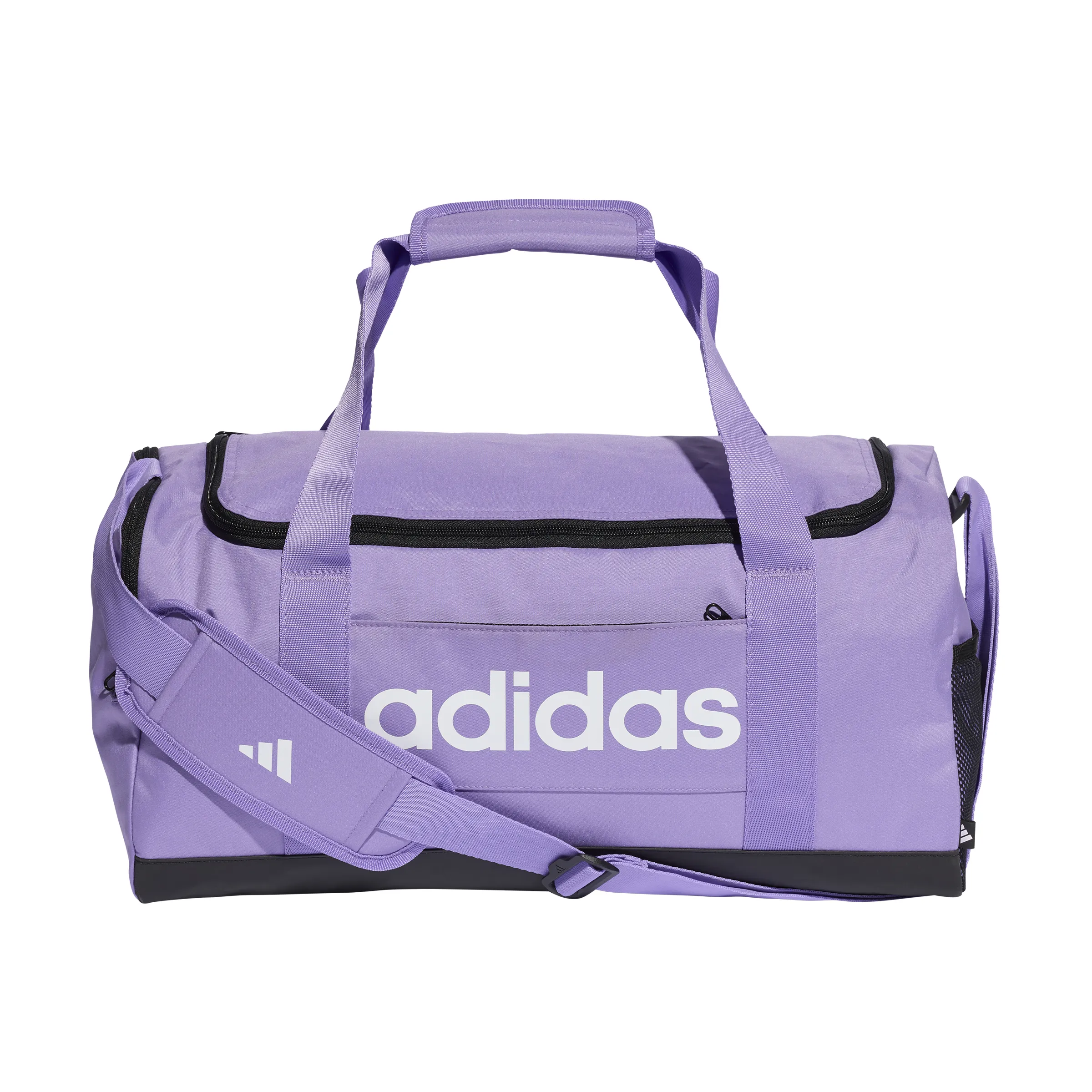 Adidas Linear Duffel Bag Small - Violet Fusion/White