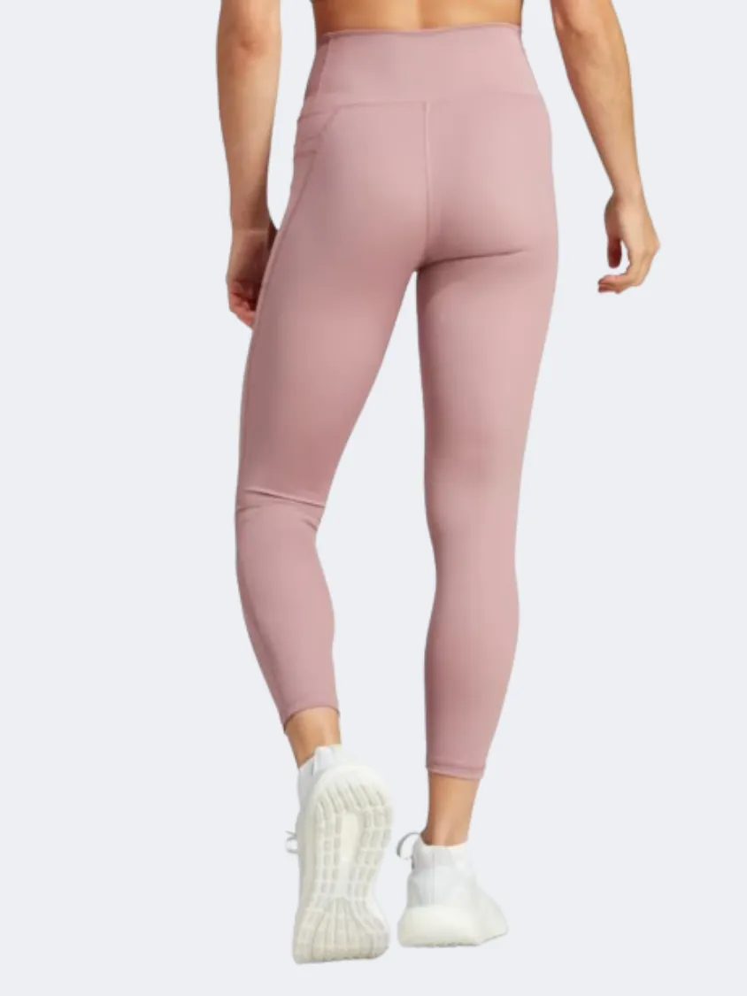 Adidas Optime Stash Pocket Women Training Tight Wonder Orchid