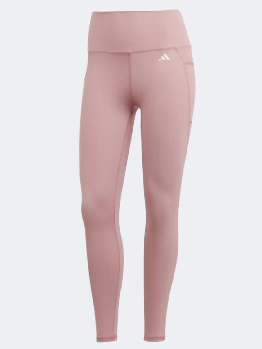 Adidas Optime Stash Pocket Women Training Tight Wonder Orchid