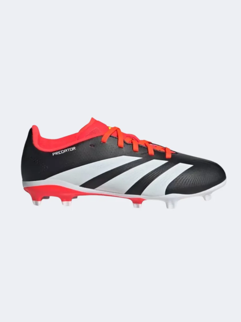 Adidas Predator League Fg Kids Football Shoes Black/White/Red