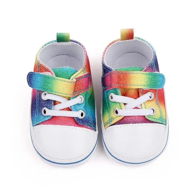 Angelodini™ Velcro Glitter Toddler Shoes | Sparkling First Walkers