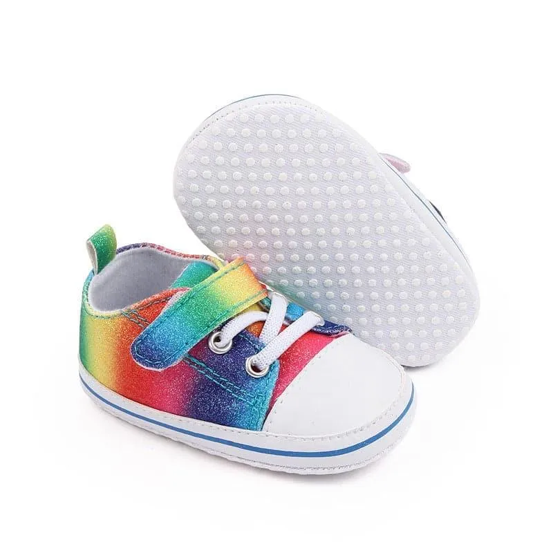 Angelodini™ Velcro Glitter Toddler Shoes | Sparkling First Walkers