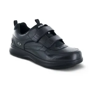 Apex G8010m Ambulator Athletic Double Strap Men's Active Shoe In Black