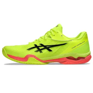 ASICS Court Control FF3 Paris Men's Badminton Shoe, Safety Yellow/Black