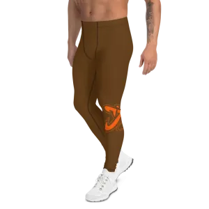 Athletic Apparatus Brown Orange 2 logo V3 Men's Leggings