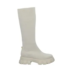 Biaprima Beige High Sock Boots