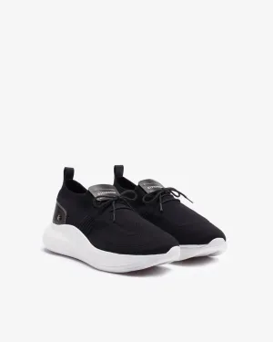 BLACK MERINO ATHLETIC SNEAKERS