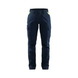 Bl&#xE5;kl&#xE4;der&#x20;Work&#x20;Trouser&#x20;Stretch&#x20;Women&#x20;7144&#x20;-&#x20;Navy&#x20;Yellow