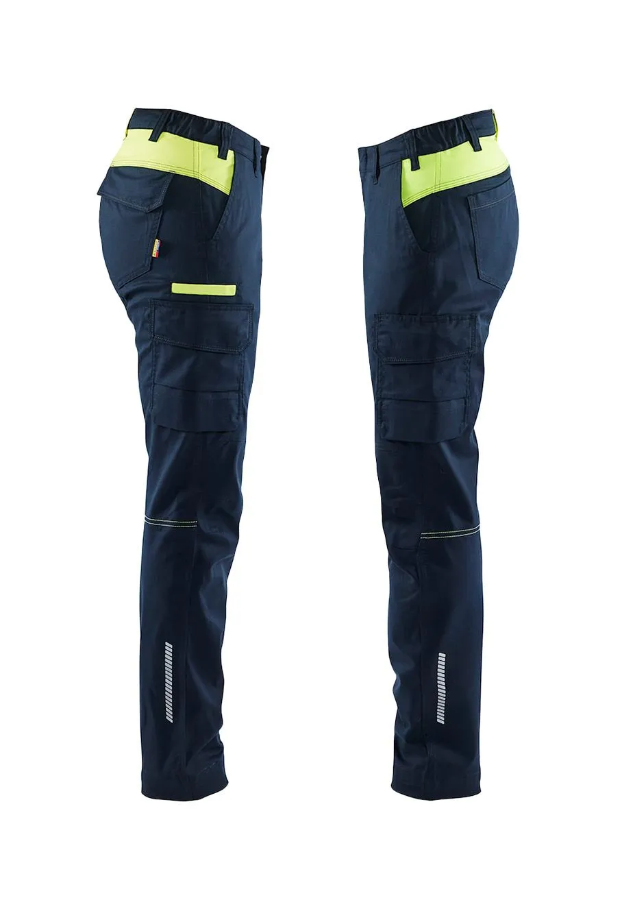 Bl&#xE5;kl&#xE4;der&#x20;Work&#x20;Trouser&#x20;Stretch&#x20;Women&#x20;7144&#x20;-&#x20;Navy&#x20;Yellow