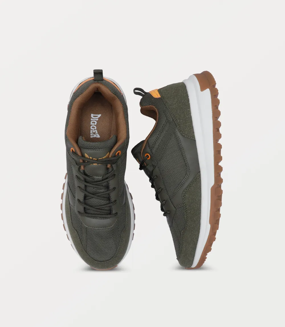 BM6240-OLIVE-Men Sneakers