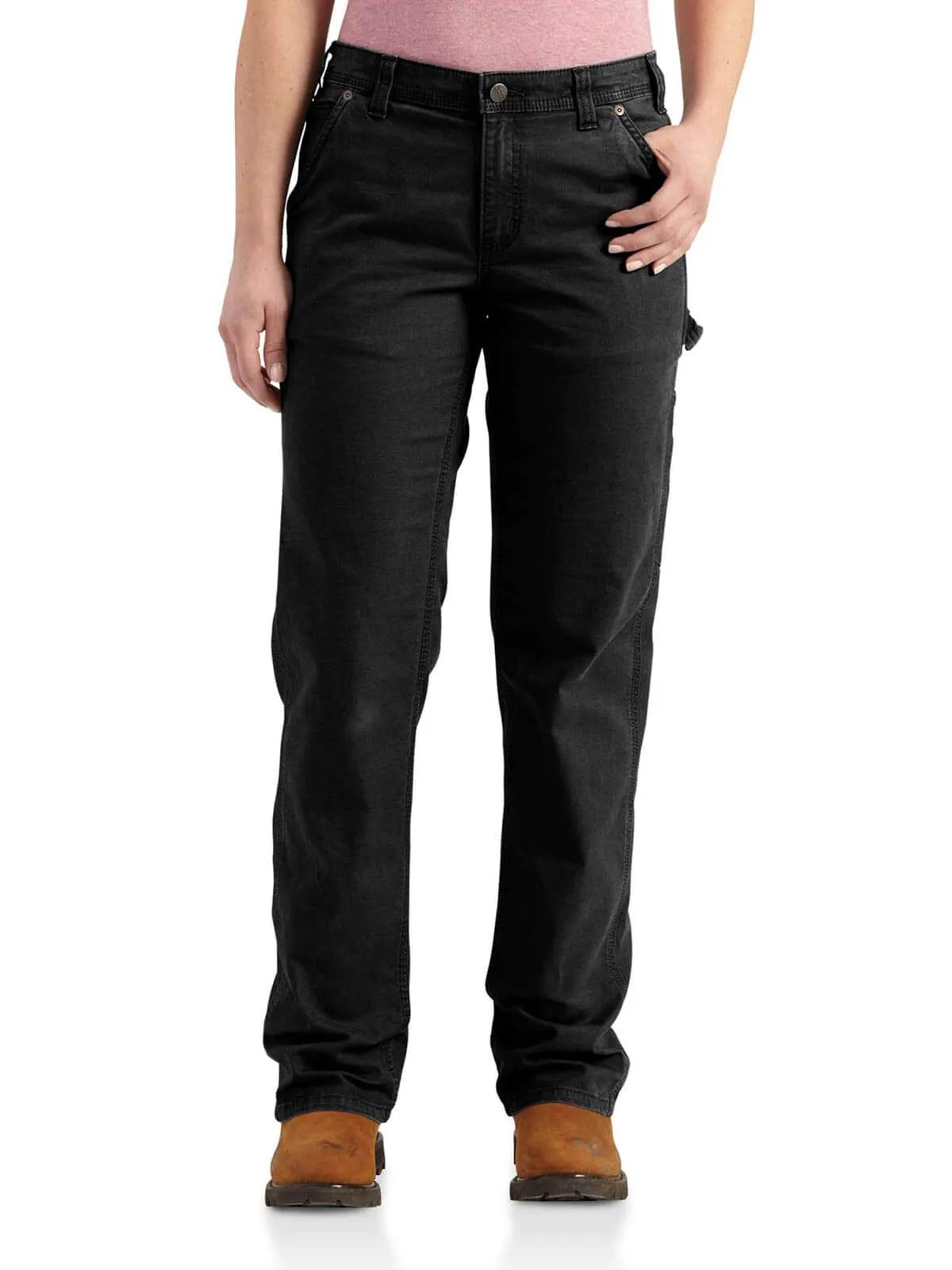 Carhartt&#x20;102080&#x20;Women&#x27;s&#x20;Original&#x20;Fit&#x20;Crawford&#x20;Pant&#x20;-&#x20;Black