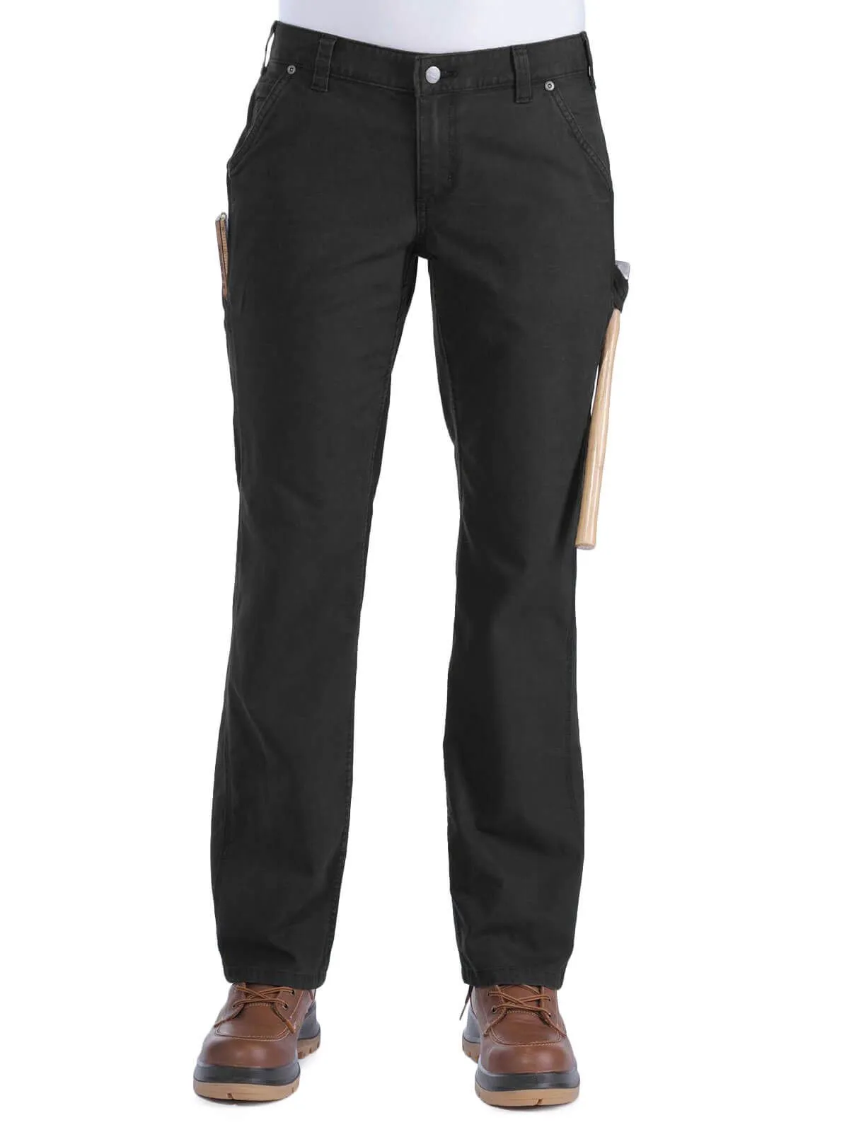 Carhartt&#x20;102080&#x20;Women&#x27;s&#x20;Original&#x20;Fit&#x20;Crawford&#x20;Pant&#x20;-&#x20;Black