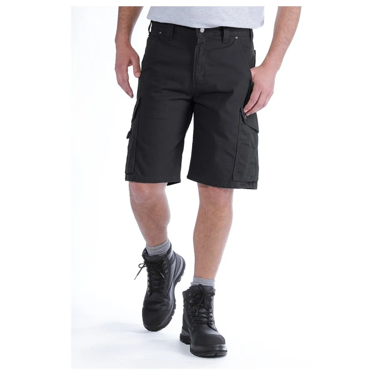 Carhartt&#x20;B357&#x20;Ripstop&#x20;Cargo&#x20;Work&#x20;Short&#x20;-&#x20;Black