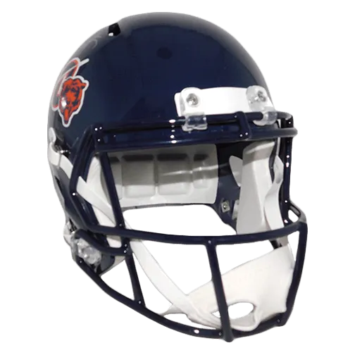 David Montgomery Autographed Chicago Bears Full Size Speed 100th Anniversary Football Helmet (JSA)