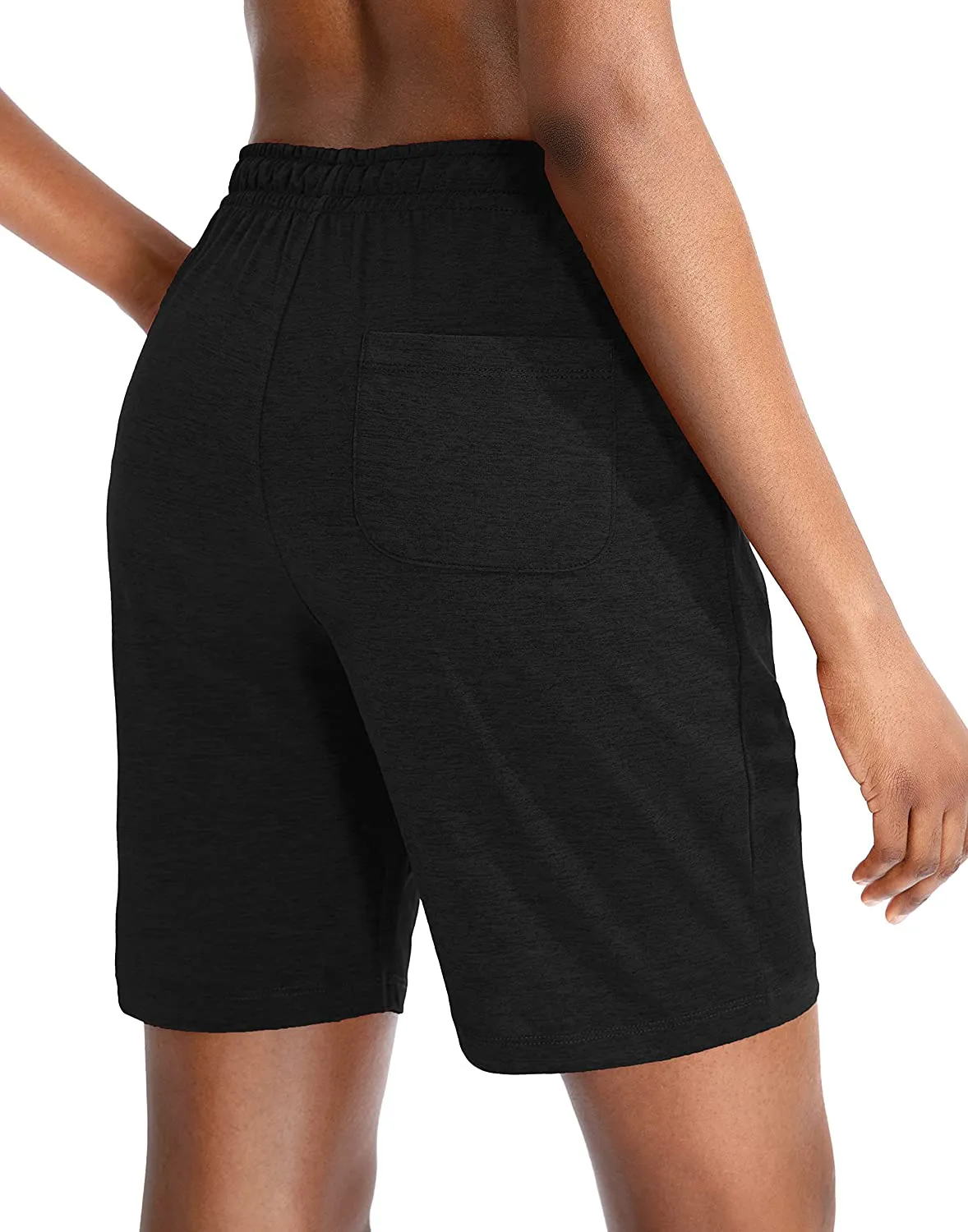 G Gradual Women's Bermuda Shorts Jersey Shorts with Deep Pockets 7" Long Shorts for Women Lounge Walking Athletic