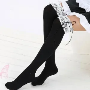 Garter Thigh High Socks