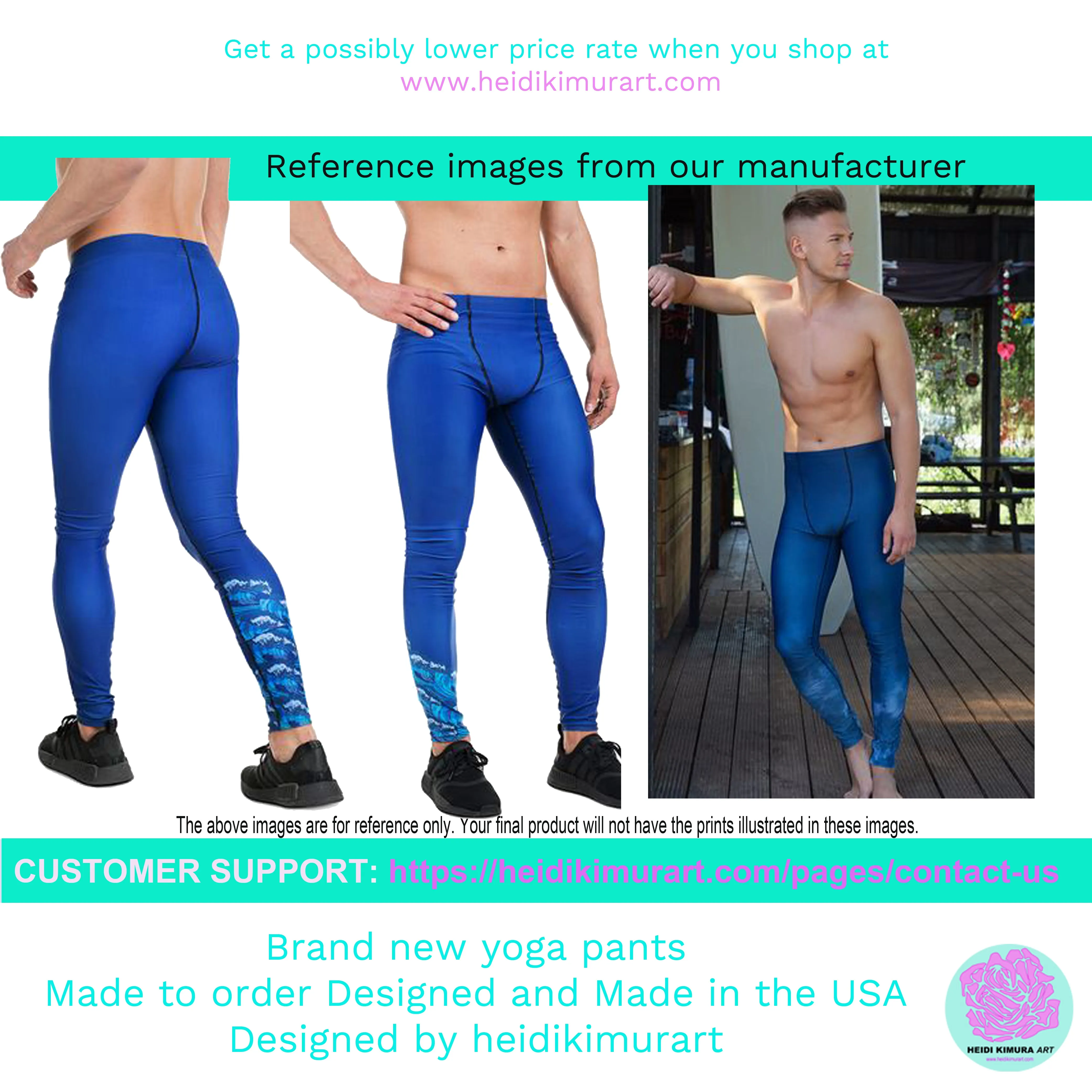 Gay Pride Rainbow Men's Leggings, Gay Pride Designer Festival Meggings Running Tights-Made in USA