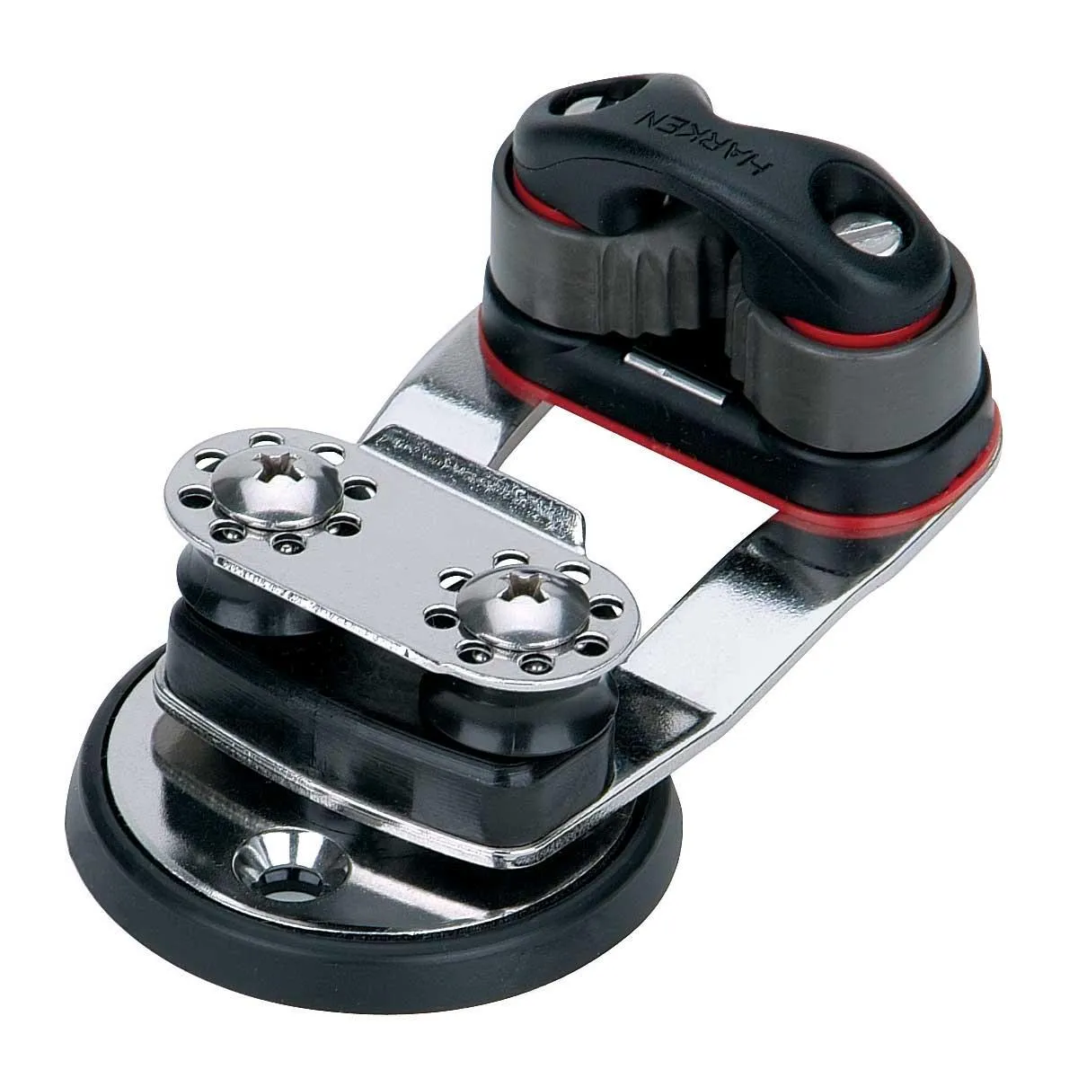 Harken Micro Cam Base with Swivel and 16mm Sheaves - 462