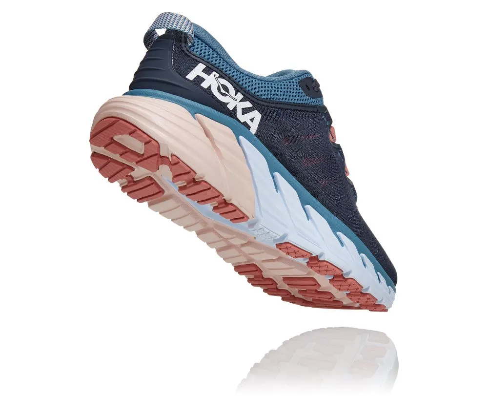 'HOKA' Women's Gaviota 3 - Ombre Blue / Rosette (Wide)