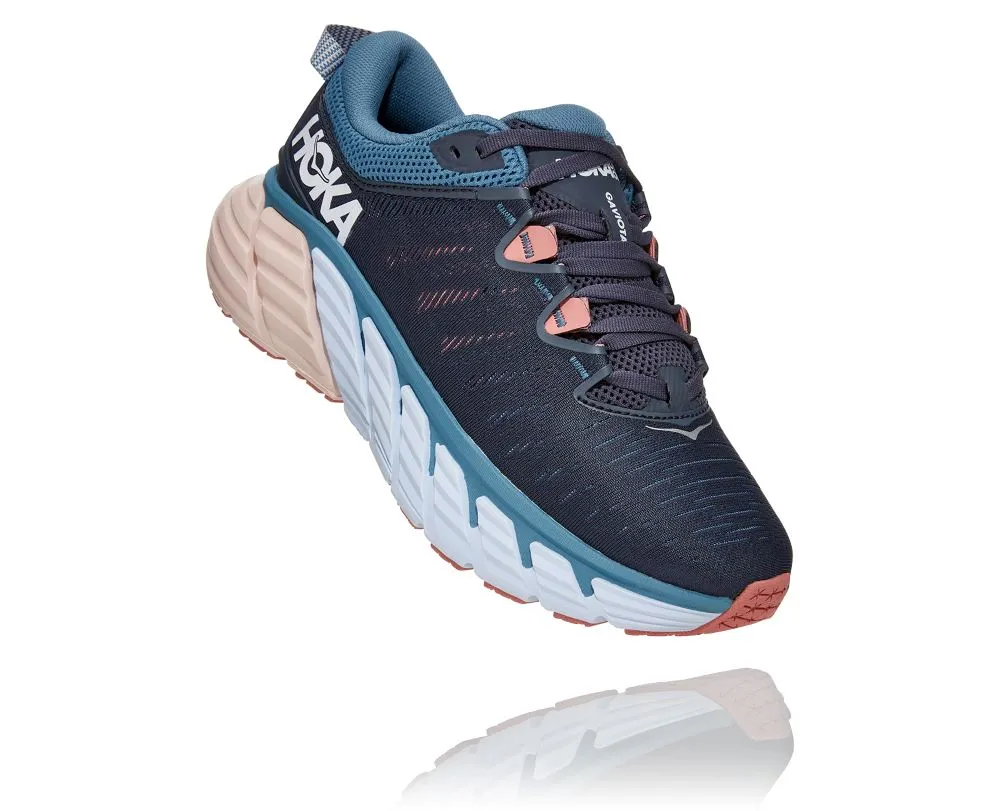 'HOKA' Women's Gaviota 3 - Ombre Blue / Rosette (Wide)