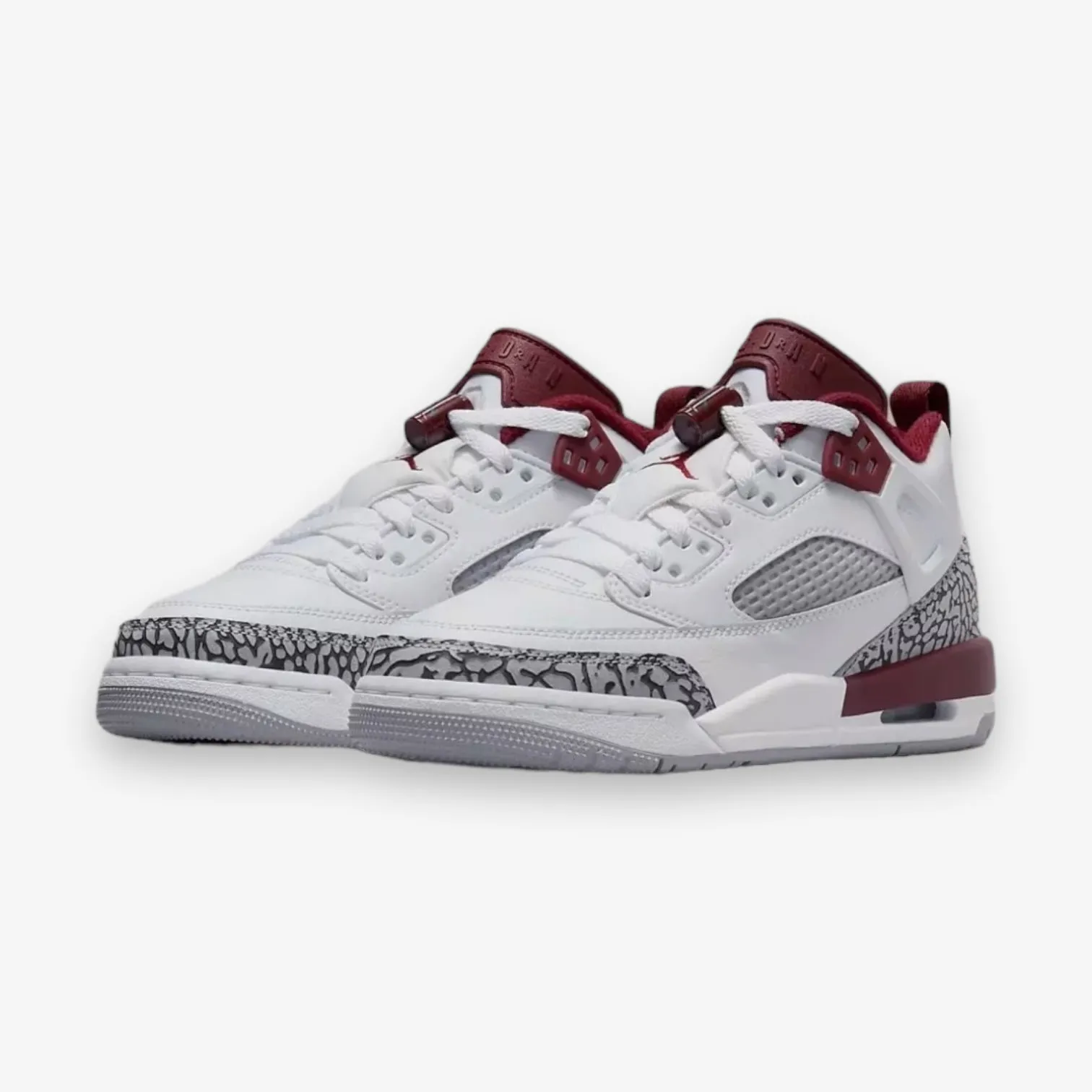 Jordan Spizike Low GS White Team Red Wolf Grey Grade School FQ3950-106