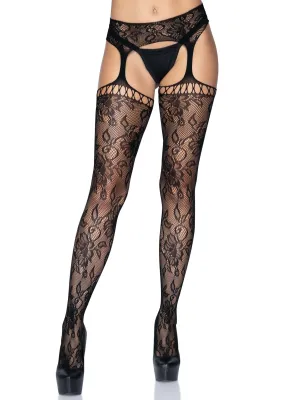 Karina Lace Garter Belt Stockings