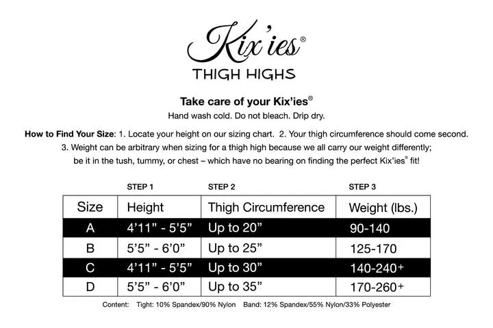 Kix’ies Monica Thigh Highs