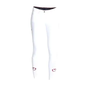 LADIES HIGH TECH FABRIC BREECHES BY CAVALLERIA TOSCANA. COL. WHITE