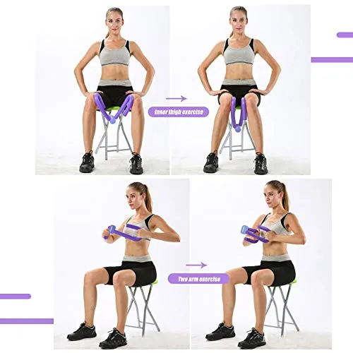 Lechay Thigh Master for Inner Thighs, Thigh Workout Equipment for Home Gym Yoga Sport Weight Loss 1Pc (Purple)