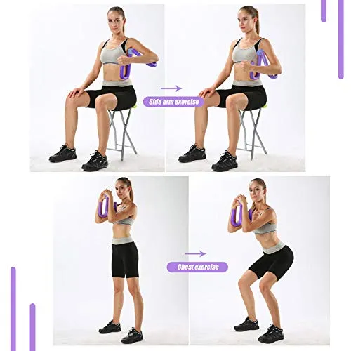 Lechay Thigh Master for Inner Thighs, Thigh Workout Equipment for Home Gym Yoga Sport Weight Loss 1Pc (Purple)