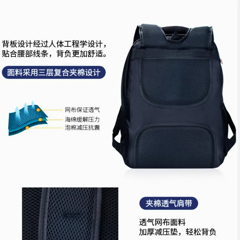 Leisure Nylon 15.6inch Laptop Shoulder BackPack - KLP1038