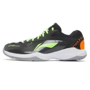 Li-Ning AYTS024 Lei Ting Train Badminton Training Shoes, Black