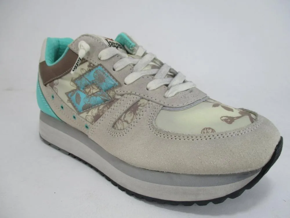 Lotto scarpa sneakers da donna Tokyo Wedge R7080 noce-menta