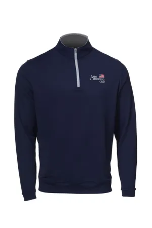 MEN&#039;S PETER MILLAR PERTH PERFORMANCE QUARTER-ZIP PULLOVER.  THE AMERICAN CLUB® LOGO EXCLUSIVELY. 3 COLOR OPTIONS