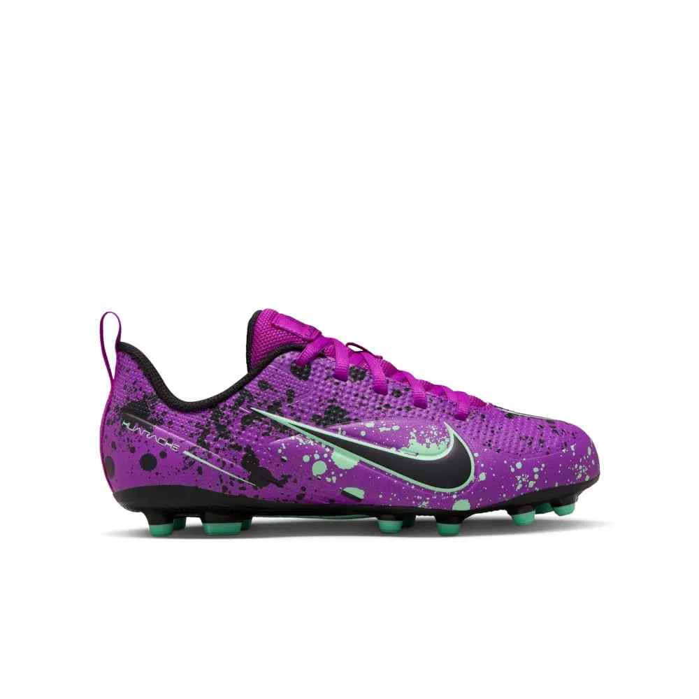 Nike Alpha Huarache 8 GS Youth Vivid Purple/Black Lacrosse Cleats