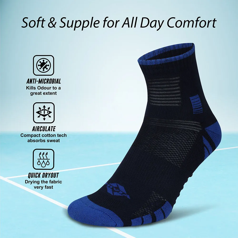 Nivia Court Bamboo Performance Socks High Ankle