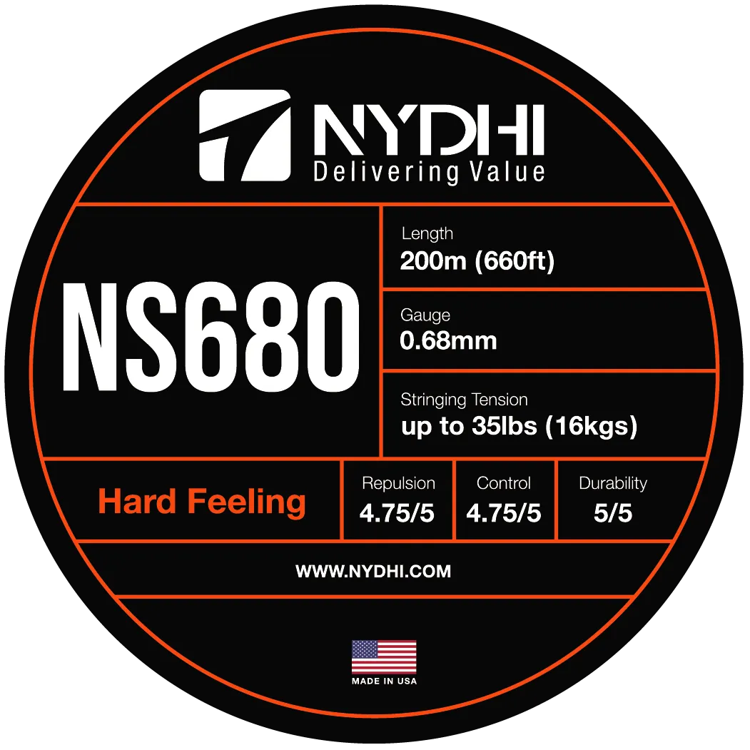 Nydhi NS680 (Repulsion & Durability) Badminton String Reel (200m)