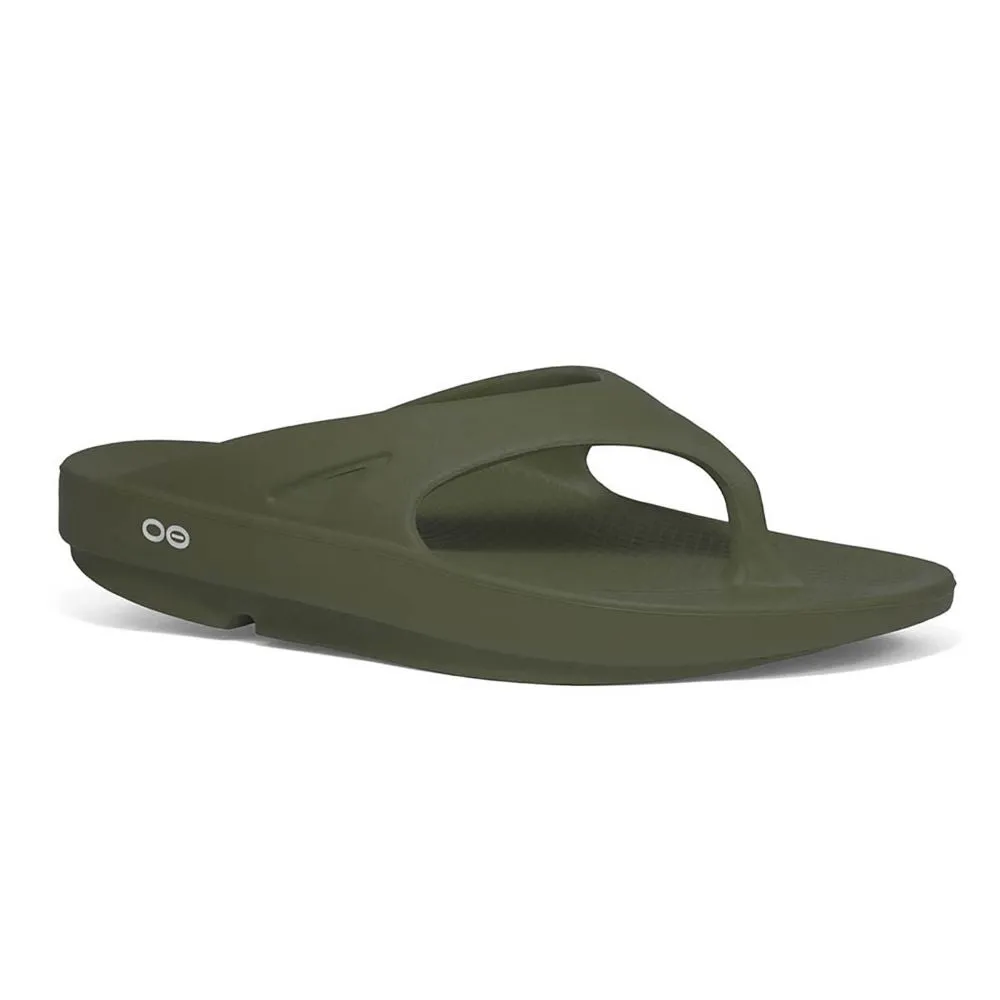 'OOFOS' Unisex OOriginal Thong - Forest Green