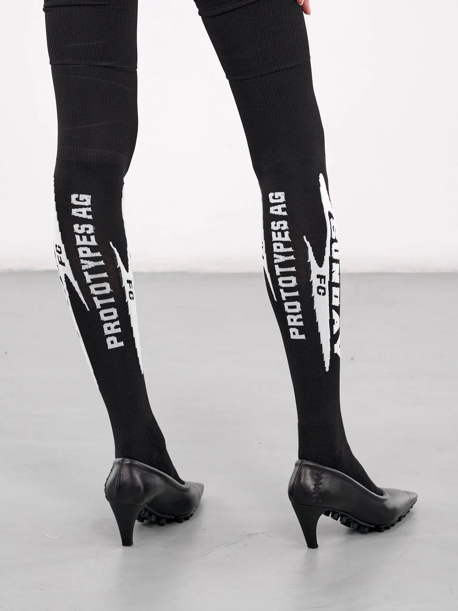 Overknee Football Socks (PT06AC09USB-BLACK)