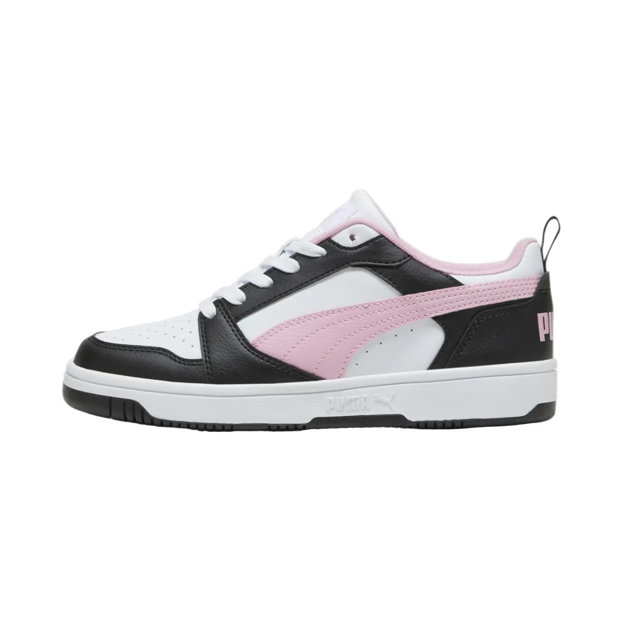 Puma scarpa sneakers da donna Rebound v6 Low 392328-19 bianco-nero-rosa