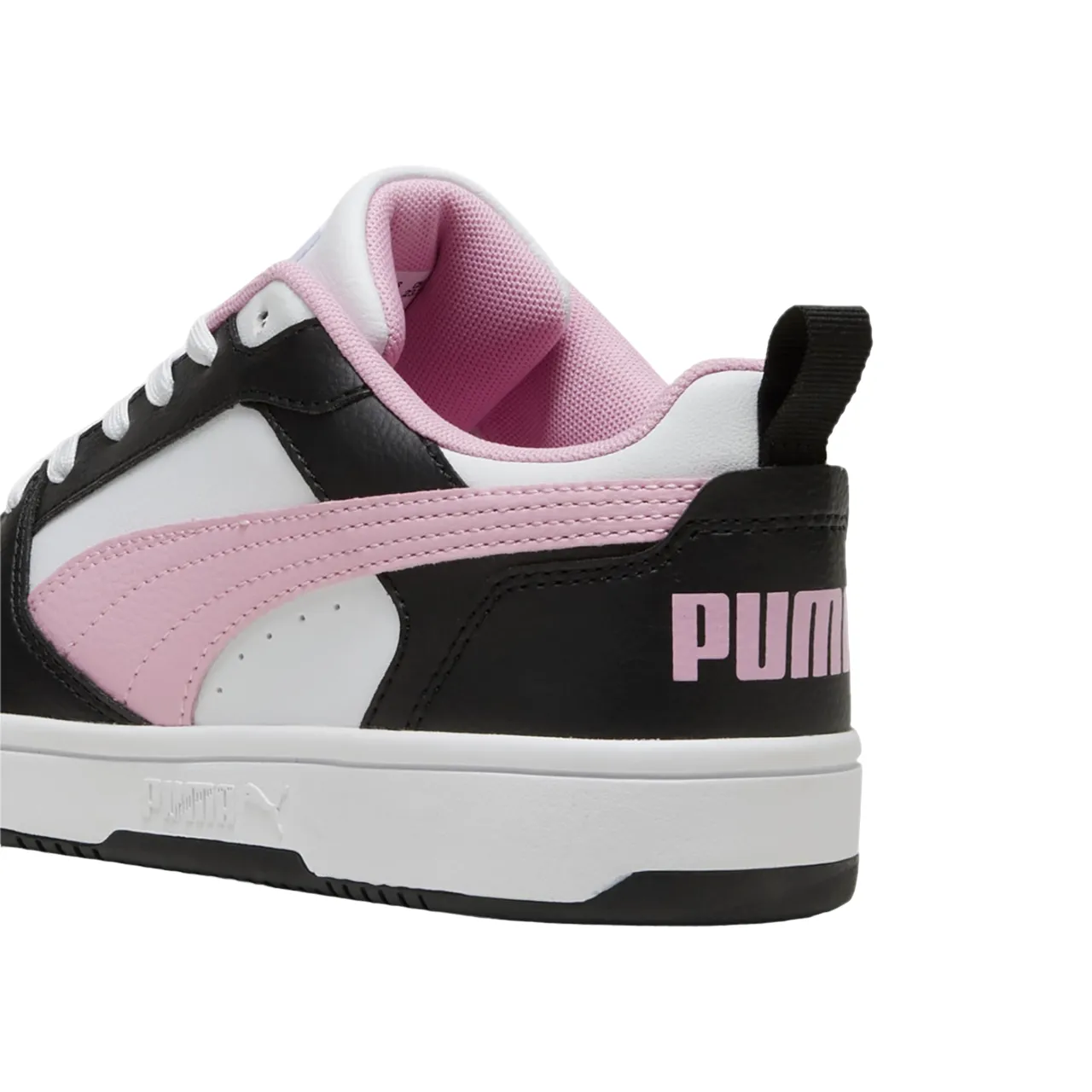 Puma scarpa sneakers da donna Rebound v6 Low 392328-19 bianco-nero-rosa