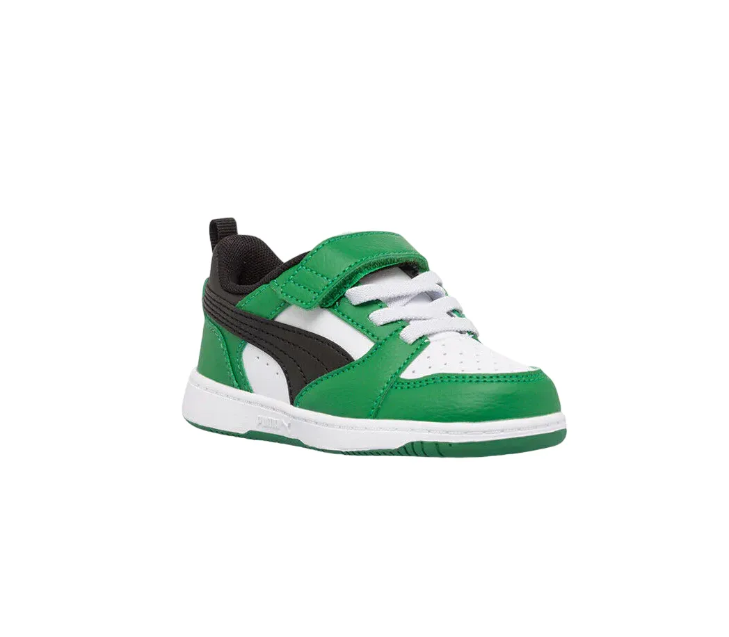 Puma scarpa Sneakers Rebound v6 Lo 397420-05 bianco-nero-verde